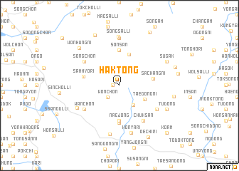 map of Hak-tong