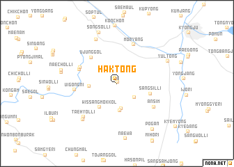 map of Hak-tong