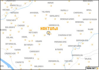 map of Haktunji