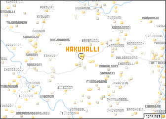 map of Hakumal-li