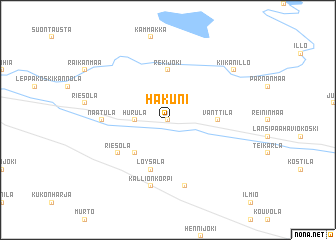map of Hakuni