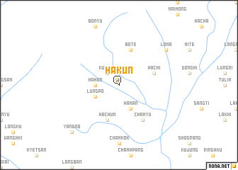 map of Hakun