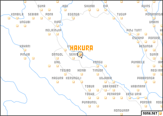 map of Hakura