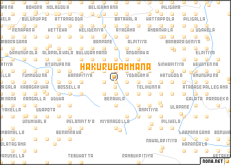 map of Hakurugammana