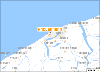 map of Hakusanura