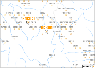 map of Hakwoi