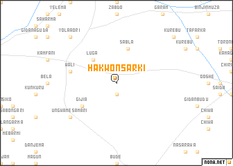 map of Hakwon Sarki