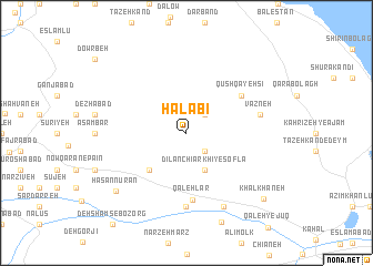 map of Ḩalabī