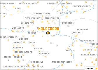 map of Halāchārū