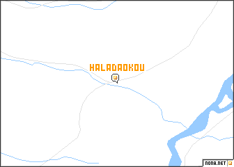 map of Haladaokou