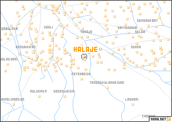 map of Halāje
