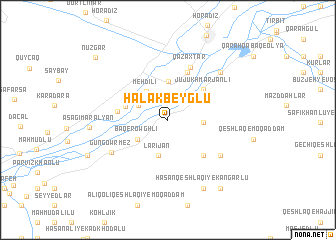 map of Halāk Beyglū