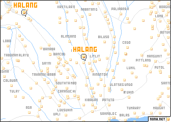 map of Halang