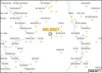 map of Halaout