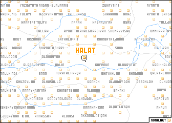 map of Ḩālāt