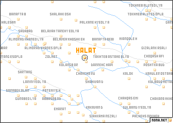 map of Halat