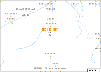 map of Halavān