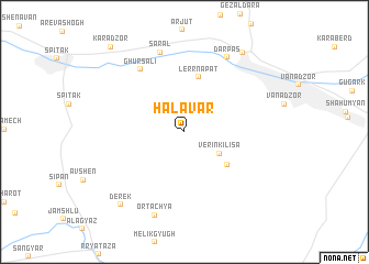 map of Halavar