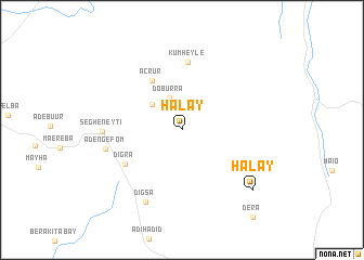 map of Halay