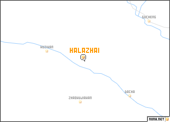 map of Halazhai