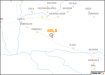 map of Hala