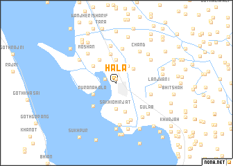 map of Hāla