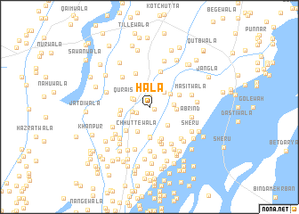 map of Hāla