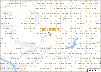 map of Halberg