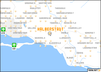 map of Halberstadt