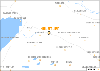 map of Halbturn