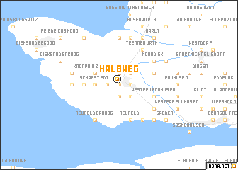 map of Halbweg