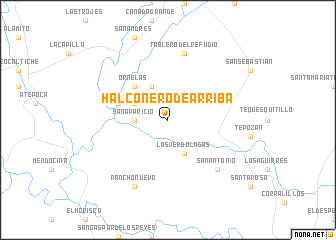 map of Halconero de Arriba