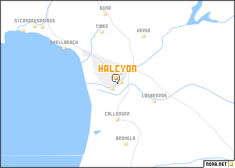 map of Halcyon