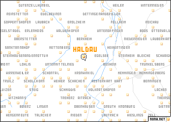 map of Haldau