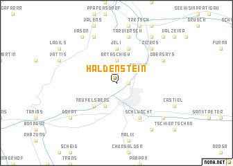 map of Haldenstein