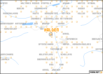 map of Halden