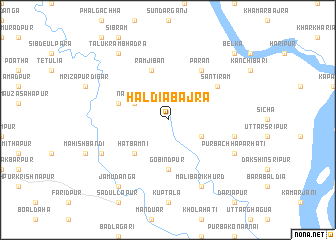 map of Haldia Bajra