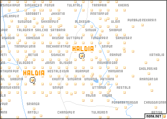 map of Haldia