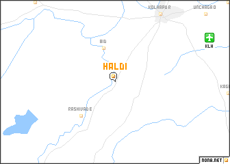 map of Haldi