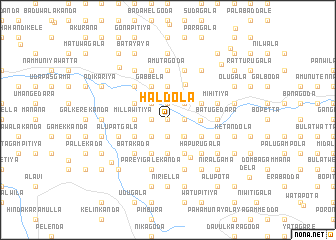 map of Haldola