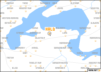 map of Hald