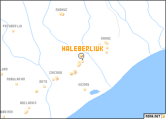 map of Haleberliuk