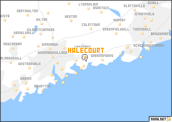 map of Hale Court