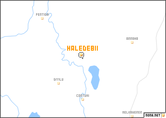 map of Hālē Debīʼī