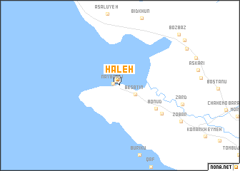 map of Hāleh