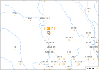 map of Halei