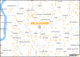 map of Hāleji Sharī