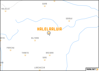 map of Halela Aluia