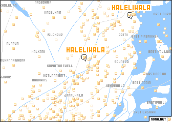 map of Haleliwāla