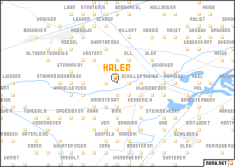 map of Haler